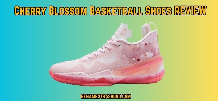 Cherry Blossom Basketball Shoes